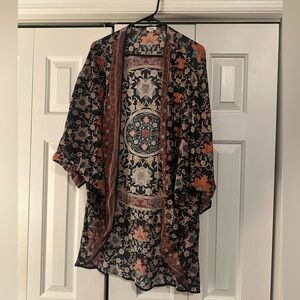 Mahila Floral Kimono Jacket